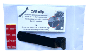 Auto clip - extra meegeleverd - voor optionele hals support aan middenconsole of dashboard - GOOS-E®