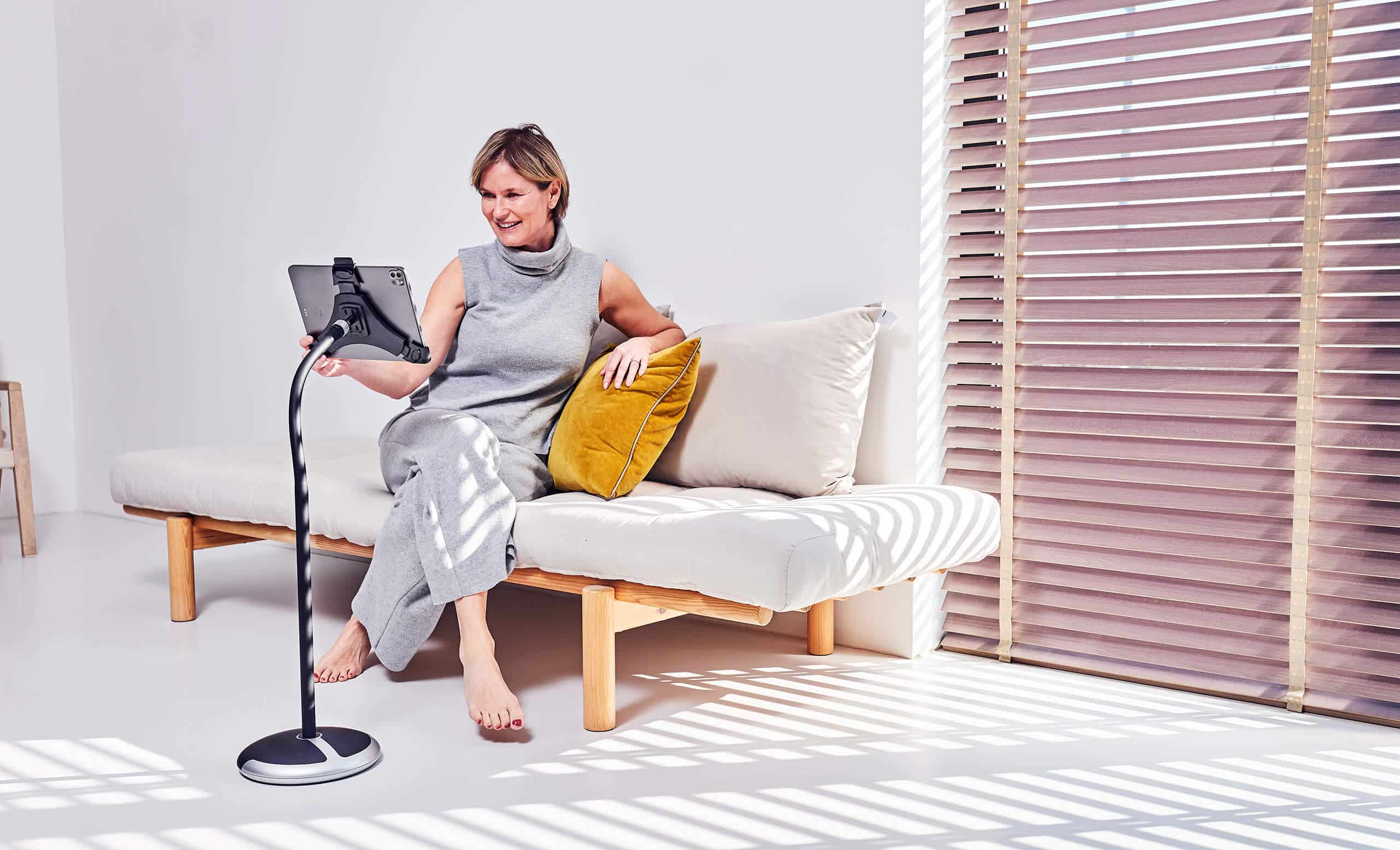 tablet-houder-bank