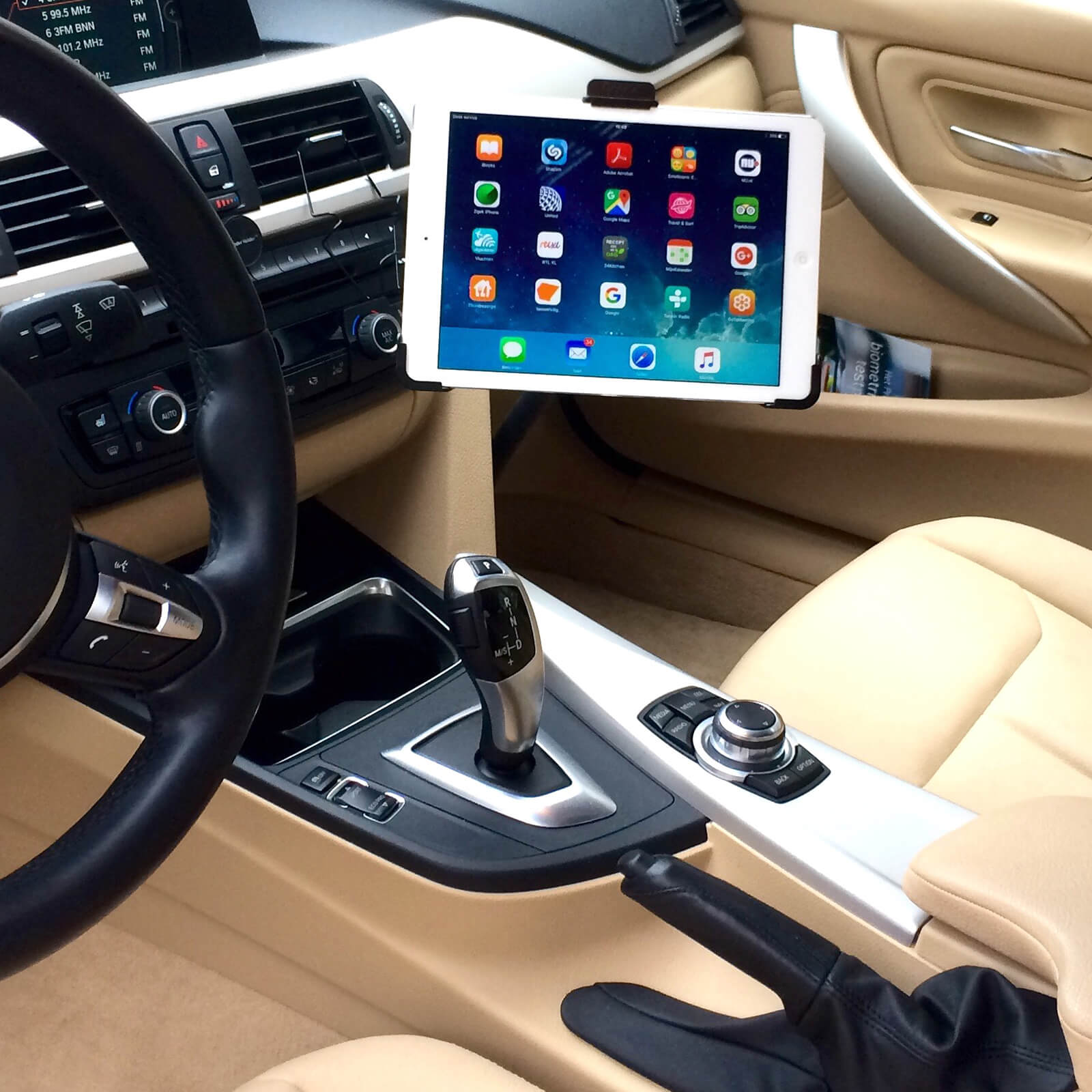 ZmdecQna Tablet Halterung Auto, Universal für KFZ-Kopfstützen iPad