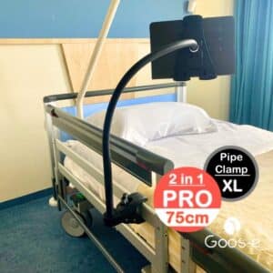 Tablet-Holder-in-bed-Phone-holder-for-bed-Tablet-mount-hospital-bed-Pipe-clamp-XL-GOOS-E