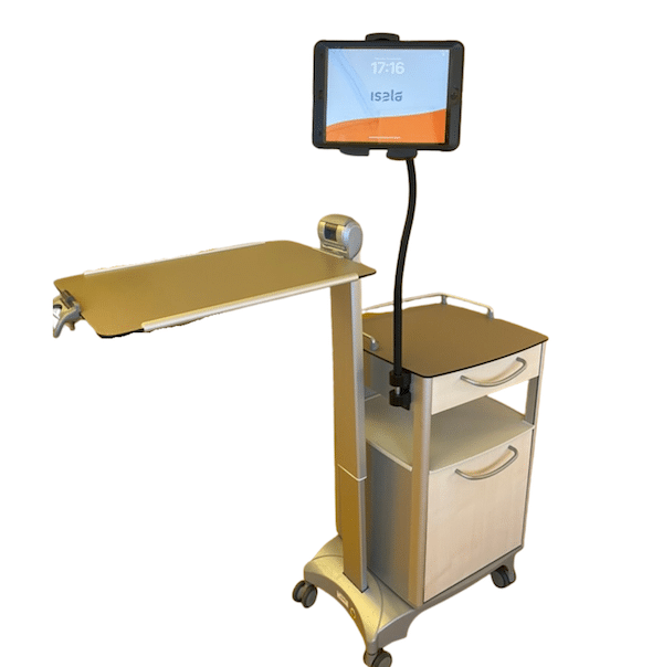 iPad-houder-nachtkastje-Isala-ziekenhuis-GOOS-E