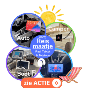 Tablet-Houder-Auto-Boot-Camper-vakantie-Reis-GOOS-E